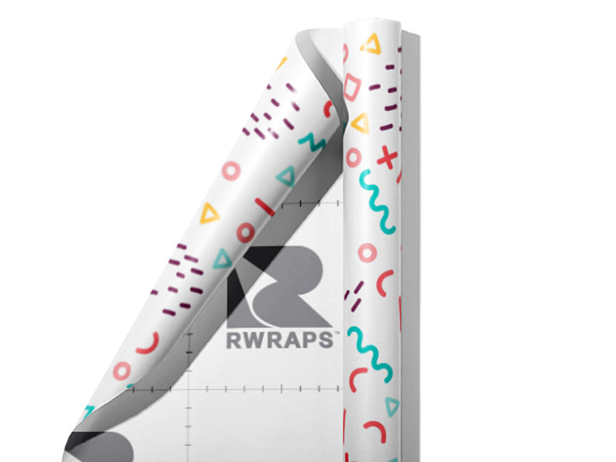 Acting Rehearsal Abstract Wrap Film Sheets~Rwraps Series 914 Acting Rehearsal Abstract Scrolled Sheet~3