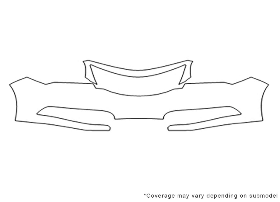 ilx Avery Dennison Clear Bra Bumper Precut PPF Diagram