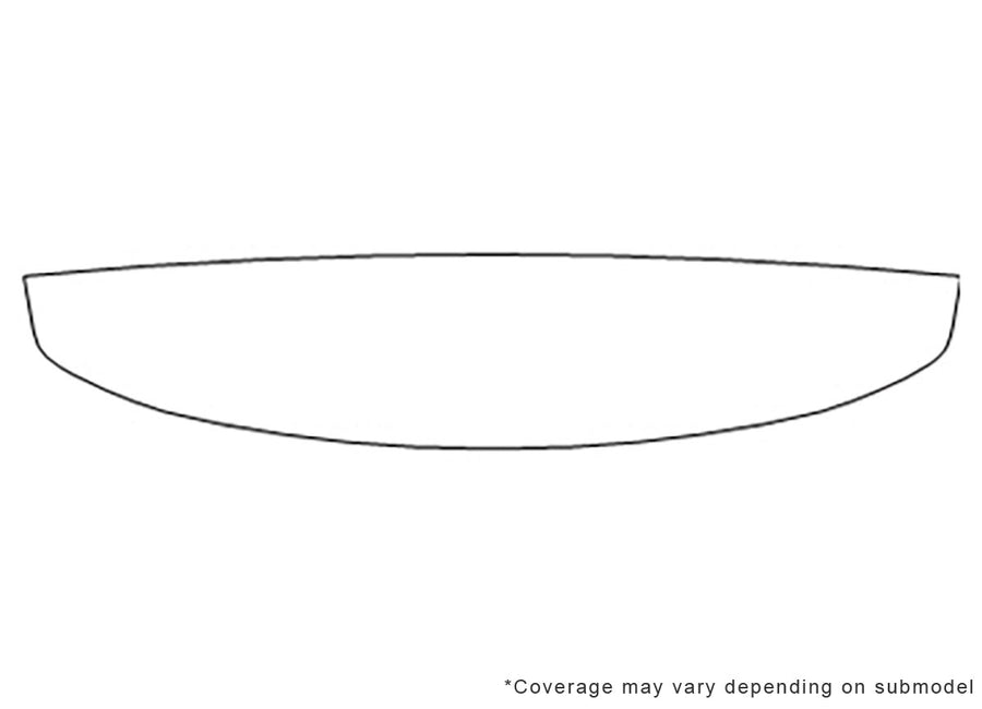 integra 3M Clear Bra Hood Precut PPF Diagram