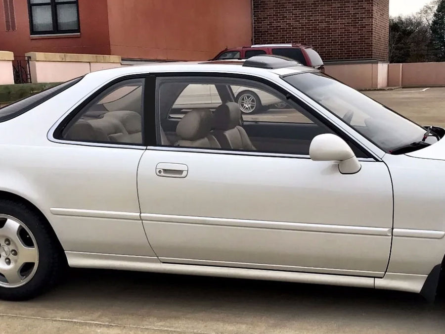 acura legend 1991-1995 (coupe) Matte Black Pillar Cover Diagram