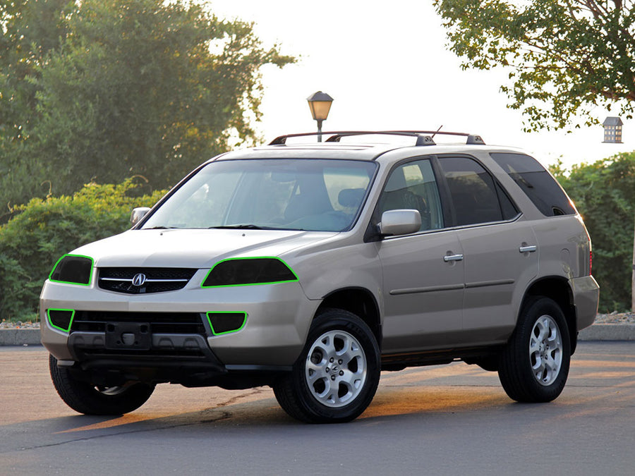 acura mdx 2001-2003 Headlight Tint Location