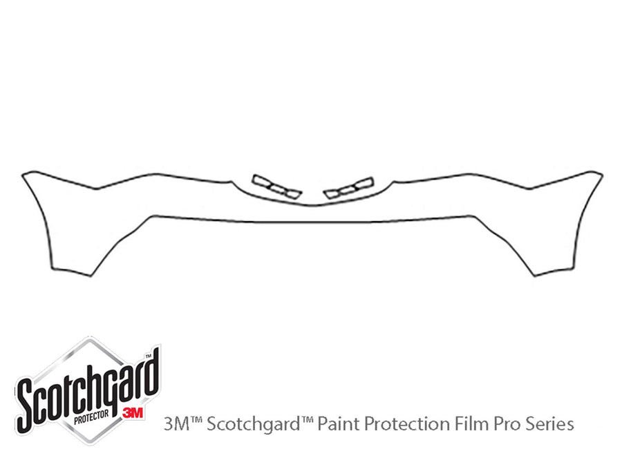 mdx 3M Clear Bra Door Cup Precut PPF Diagram