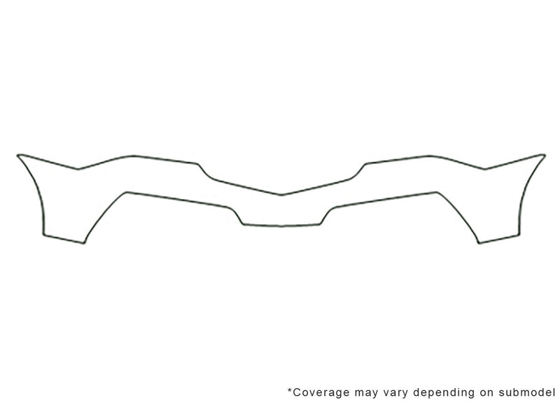 mdx 3M Clear Bra Bumper Precut PPF Diagram