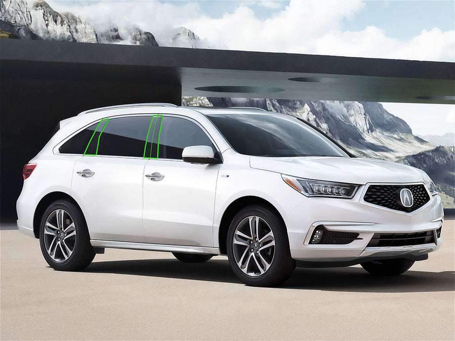 acura mdx 2014-2021 Pillar Post Trim Installation Location