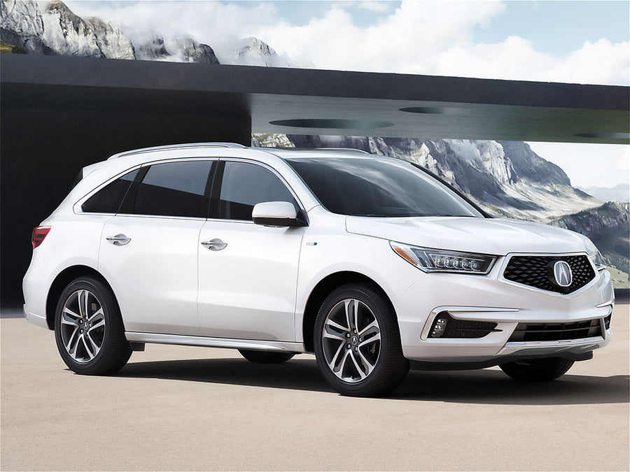 acura mdx 2014-2021 Matte Black Pillar Trim