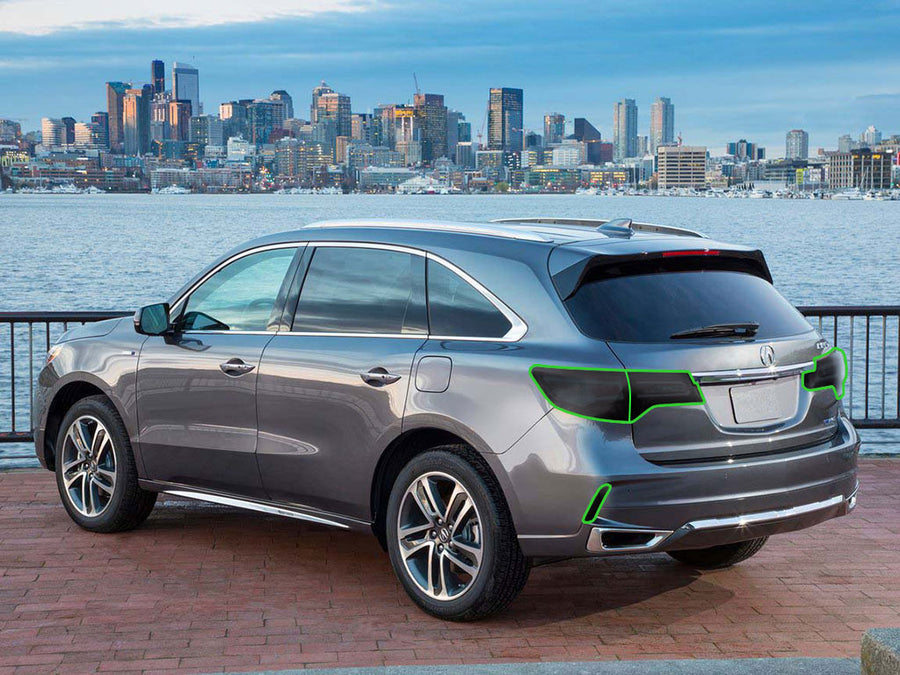 mdx Tail Light Tint Installation Points