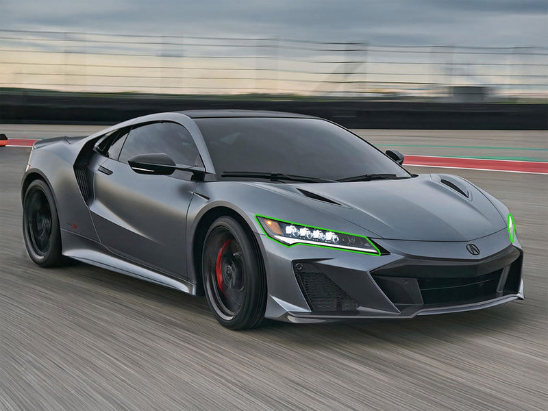acura nsx 2019-2022 Headlight Protection Installation Location