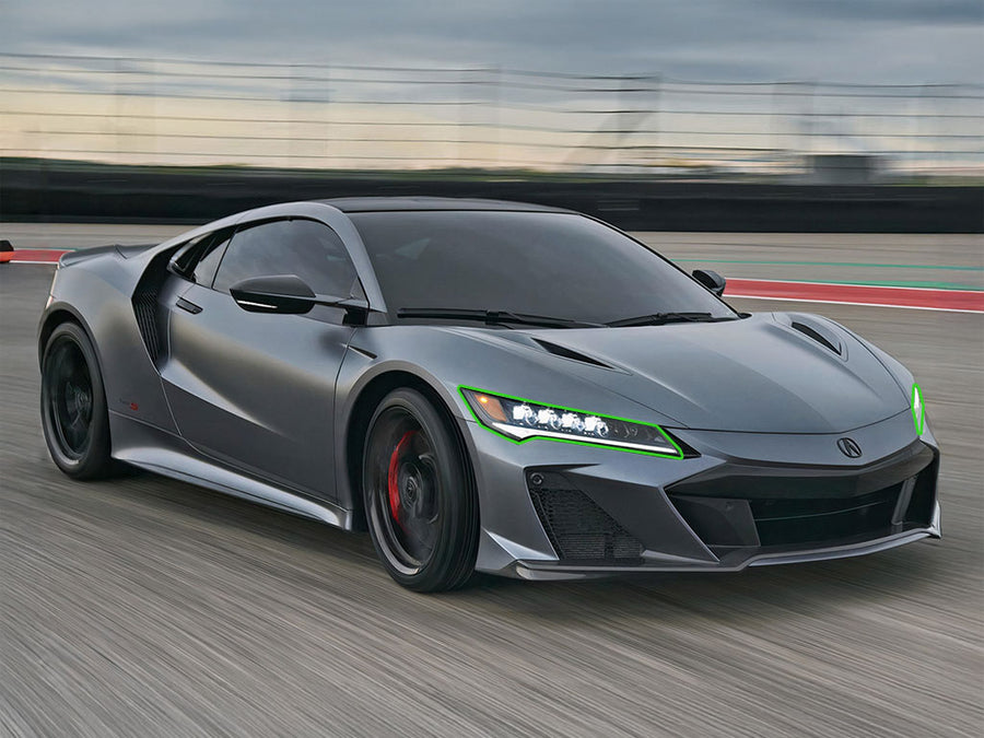 acura nsx 2019-2022 Headlight Protection Installation Location