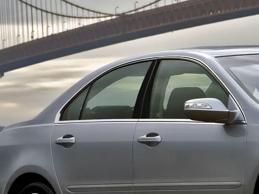 acura rl 2005-2012 Brushed Aluminum Black Pillar Cover Diagram