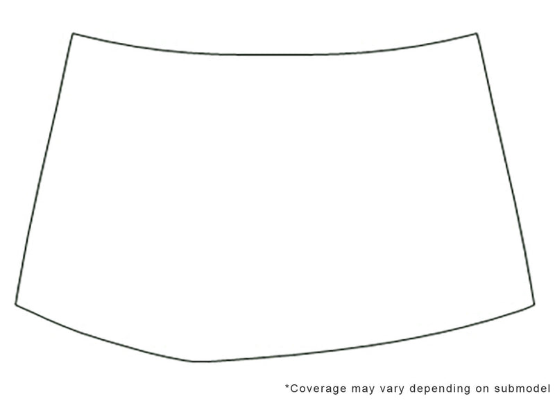 rsx Avery Dennison Clear Bra Hood Precut PPF Diagram