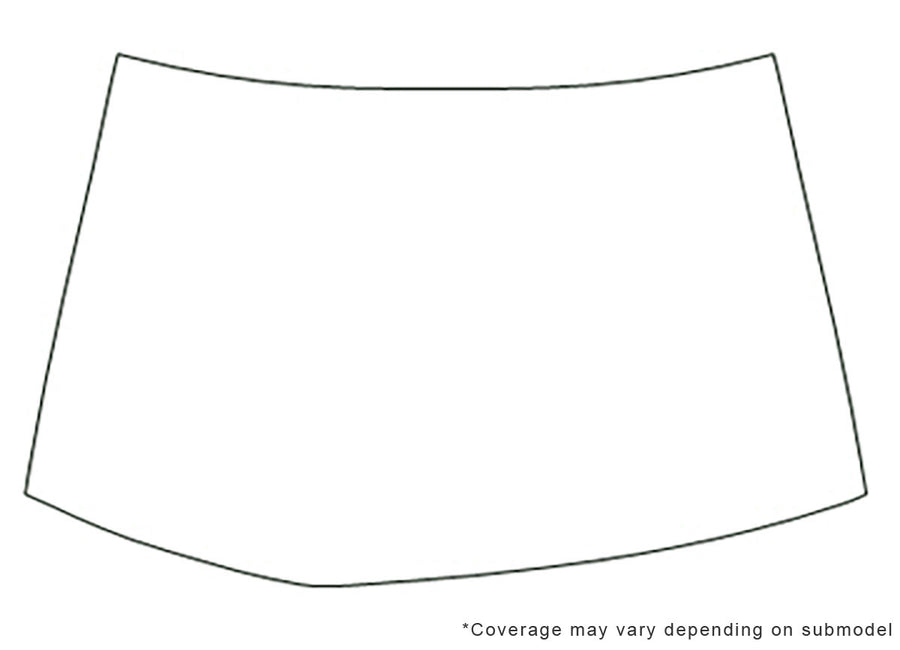 rsx Avery Dennison Clear Bra Hood Precut PPF Diagram