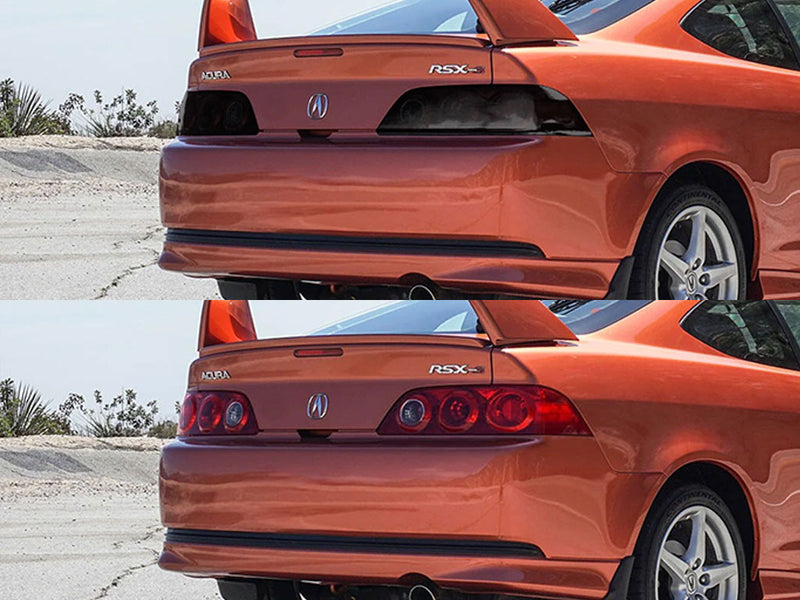 rsx Before and After Smoked Taillights