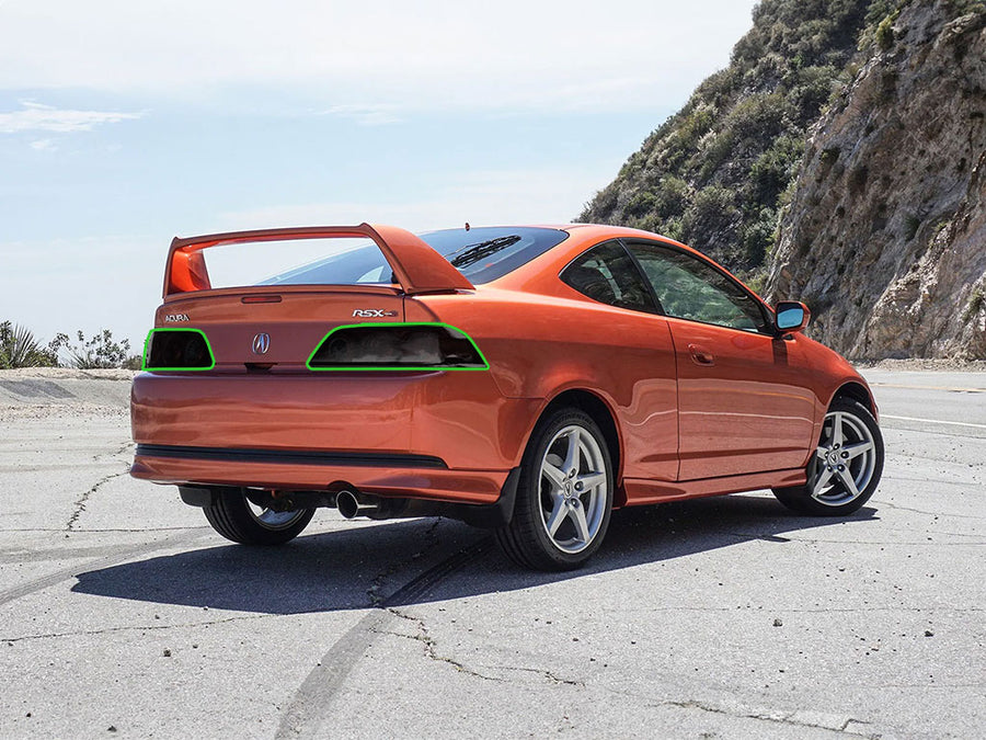 rsx Tail Light Tint Installation Points