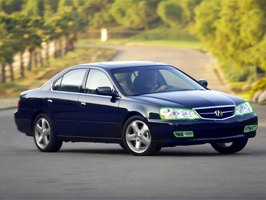 acura tl 2002-2003 Headlight Protection Installation Location