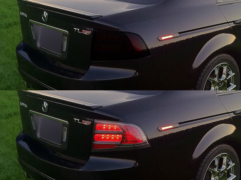 tl Before and After Smoked Taillights