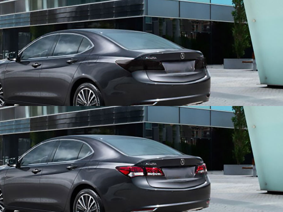 tlx Before and After Smoked Taillights