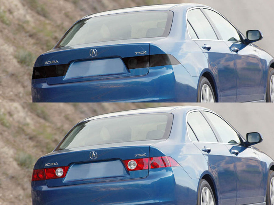 tsx Before and After Smoked Taillights