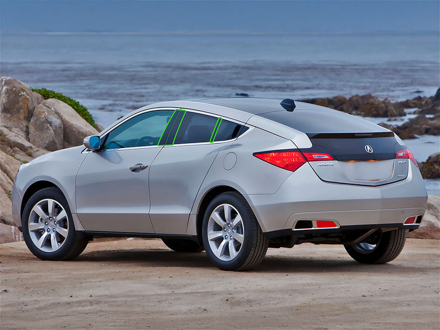 acura zdx 2011-2013 Pillar Post Trim Installation Location