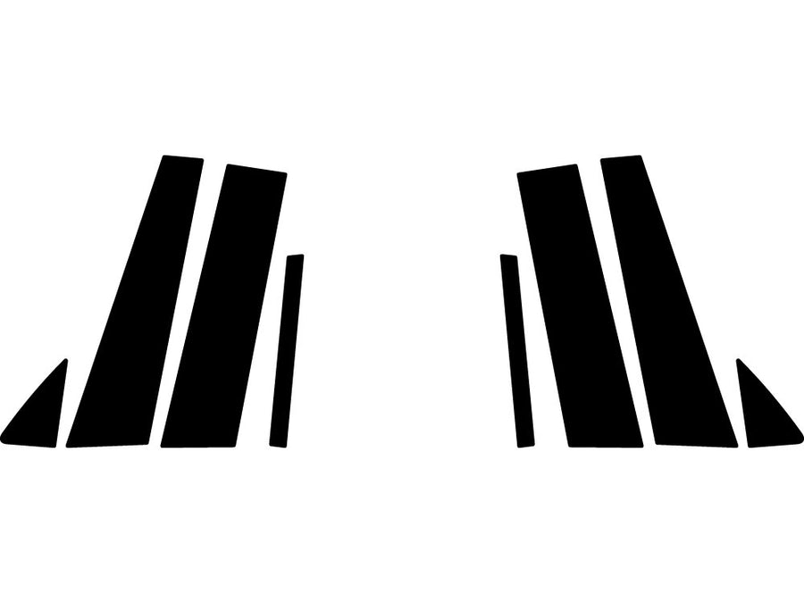 acura zdx 2011-2013 Camo Pillar Trim Diagram