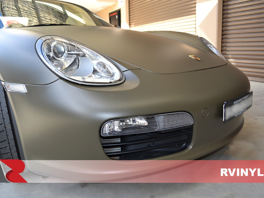 Avery Dennison™ SW900 Satin Khaki Green Vinyl Wrap | 712-O