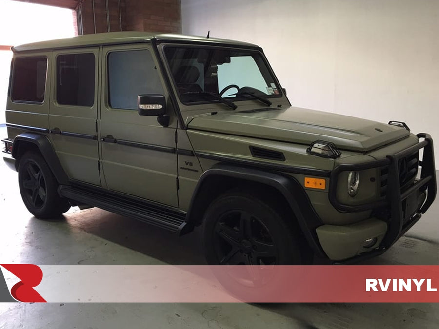 Avery Dennison™ SW900 Satin Khaki Green Vinyl Wrap | 712-O