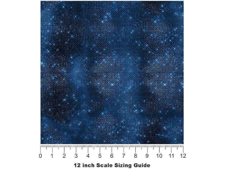 Adam Star Gemstone Vinyl Film Pattern Size 12 inch Scale~Rwraps Adam Star Gemstone Sizing Chart~2