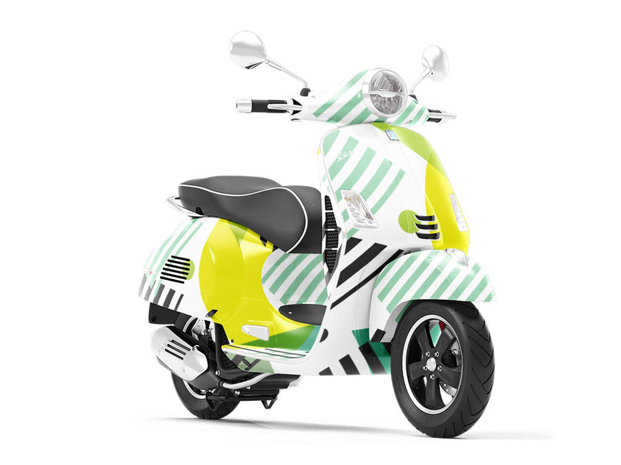 Adams Apple Abstract Vespa Scooter Wrap Film