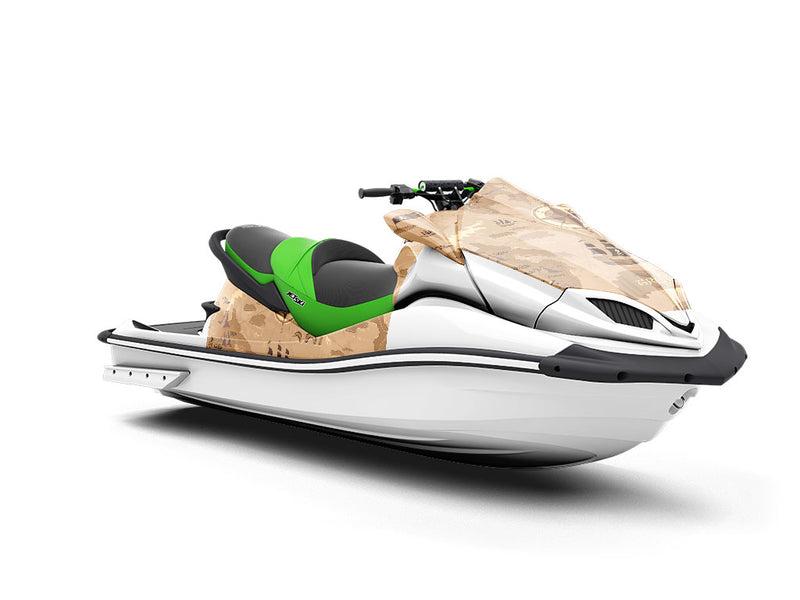 Adventurers Beware Pirate Jet Ski Vinyl Customized Wrap