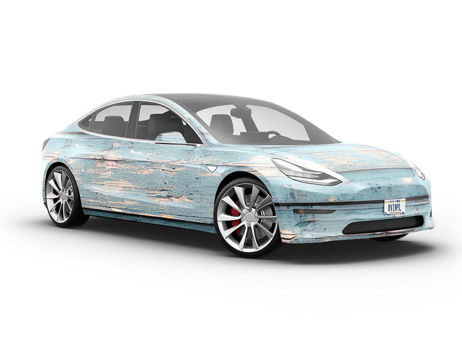 Aero Wood Plank Vehicle Vinyl Wrap