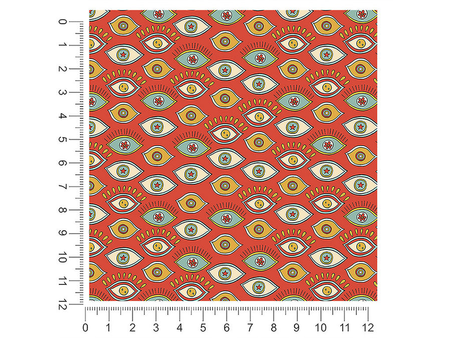 afraid petrified retro 1ft x 1ft Craft Sheets