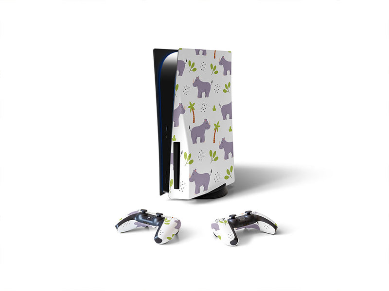 african megafauna animal Sony PS5 DIY Skin