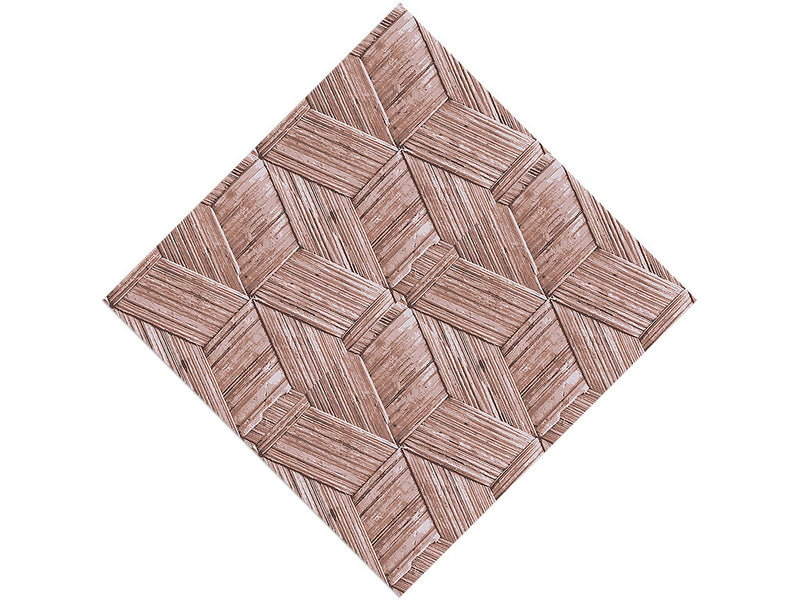 Aged Crates Wooden Parquet Vinyl Wrap Pattern