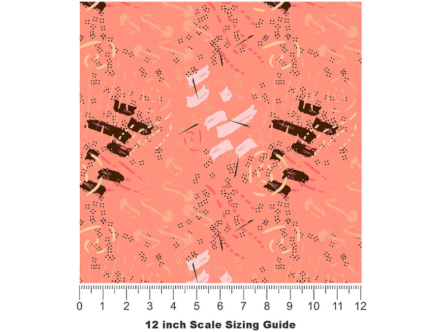 Ah Miss Abstract Vinyl Film Pattern Size 12 inch Scale~Rwraps Ah Miss Abstract Sizing Chart~2