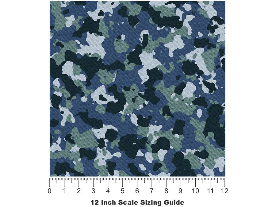 Air Force Camouflage Vinyl Film Pattern Size 12 inch Scale~Rwraps Air Force Camouflage Sizing Chart~3