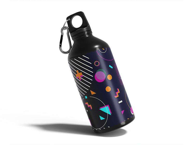 air war abstract geometric Water Bottle DIY Stickers