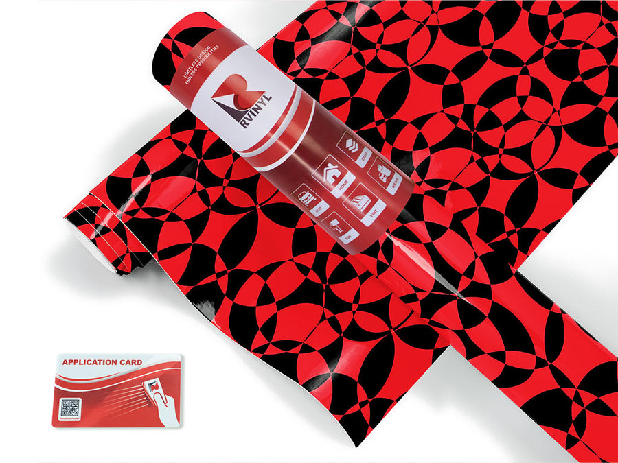 alert level abstract geometric Craft Vinyl Roll