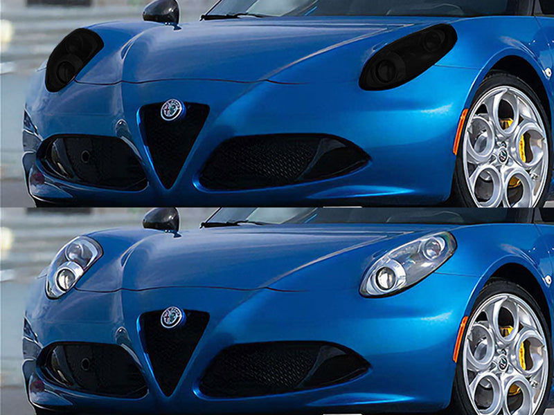 alfa romeo 4c 2015-2020 Headlight Tint Appearance