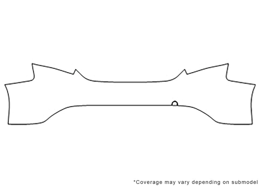 giulia 3M Clear Bra Door Cup Precut PPF Diagram