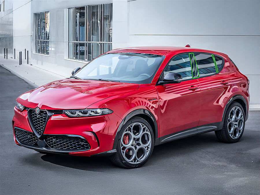 alfa romeo tonale 2023-2024 Pillar Post Trim Installation Location