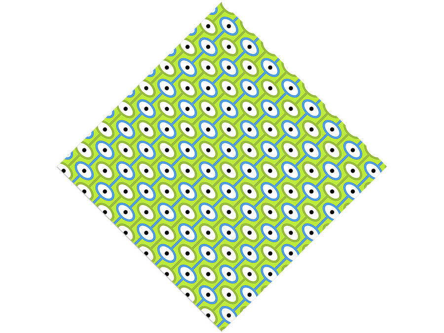 Alien Eyes Toy Room Vinyl Wrap Pattern