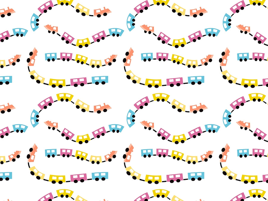 All Aboard Toy Room Vinyl Wrap Pattern~Rwraps Series 914 Digitally Printed Vinyl Wrap~0