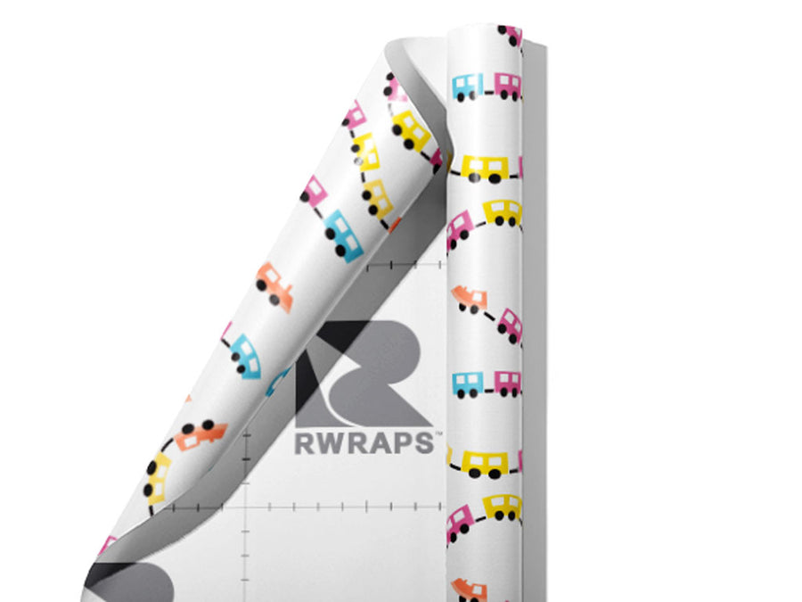 All Aboard Toy Room Wrap Film Sheets~Rwraps Series 914 All Aboard Toy Room Scrolled Sheet~3