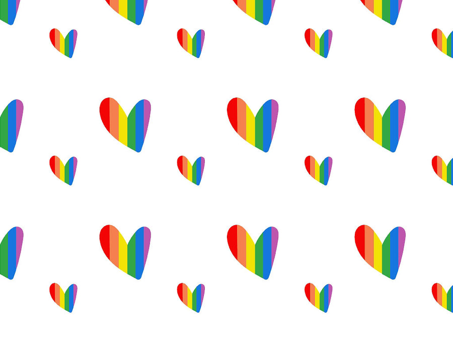 All Colors Heart Vinyl Wrap Pattern~Rwraps Series 914 Digitally Printed Vinyl Wrap~0