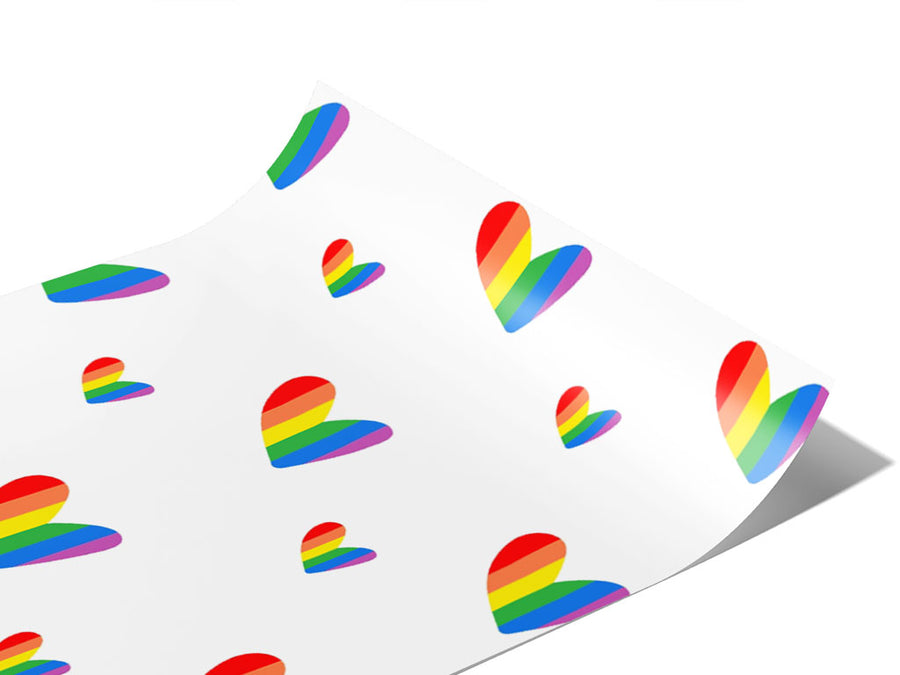 All Colors Heart Vinyl Wraps~Rwraps Series 914 Digitally Printed Vinyl Wrap~0