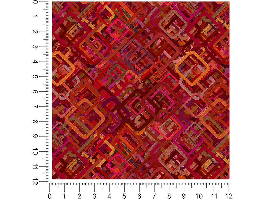 all hell abstract geometric 1ft x 1ft Craft Sheets