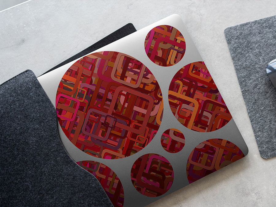 all hell abstract geometric DIY Laptop Stickers