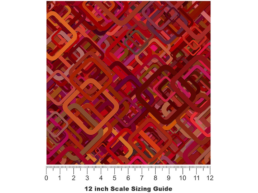 All Hell Abstract Vinyl Film Pattern Size 12 inch Scale~Rwraps All Hell Abstract Sizing Chart~2