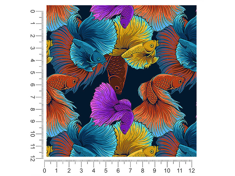 alpha betta fish salt water 1ft x 1ft Craft Sheets