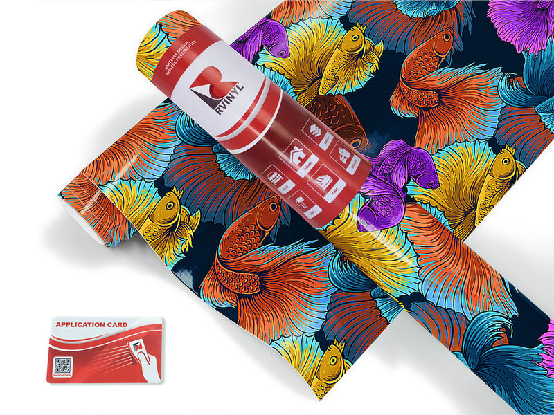 alpha betta fish salt water Craft Vinyl Roll
