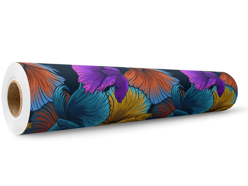 Alpha Betta Fish Marine Life Wrap Film Wholesale Roll~Rwraps Series 914 Digitally Printed Vinyl Roll~5
